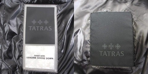 【中古】タトラス TATRAS 22AW BELBO ベルボ ダウンジャケット MTAT22A4562 ジップアップ ブラック 黒 04 XL位