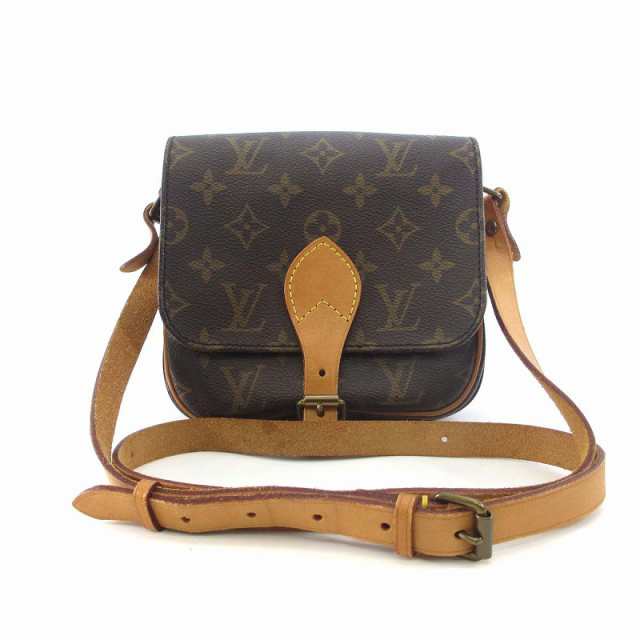 【中古】ルイヴィトン LOUIS VUITTON M51254 モノグラム ミニカルトシエール ショルダーバッグ ポシェット 茶