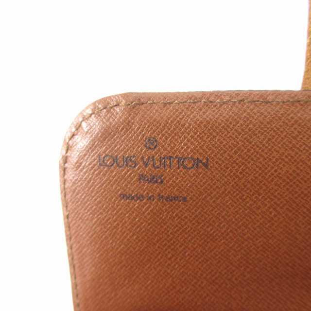 【中古】ルイヴィトン LOUIS VUITTON M51254 モノグラム ミニカルトシエール ショルダーバッグ ポシェット 茶