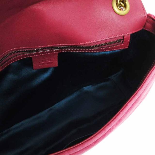 中古】グッチ GUCCI GGマーモント ショルダーバッグ チェーン