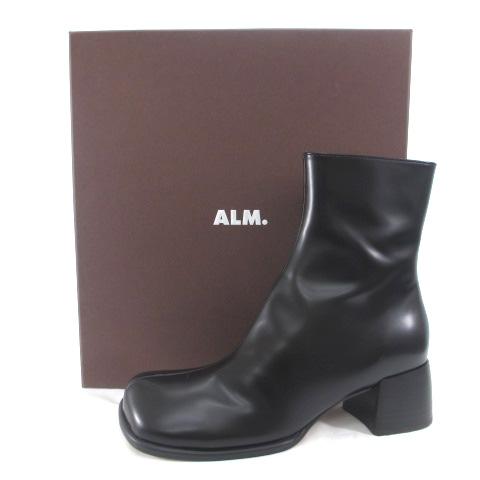 中古】未使用品 alm. ADELA LEATHER BOOTS ブーツ ショート 中古】未使用品 alm. ADELA LEATHER BOOTS ブーツ ショート