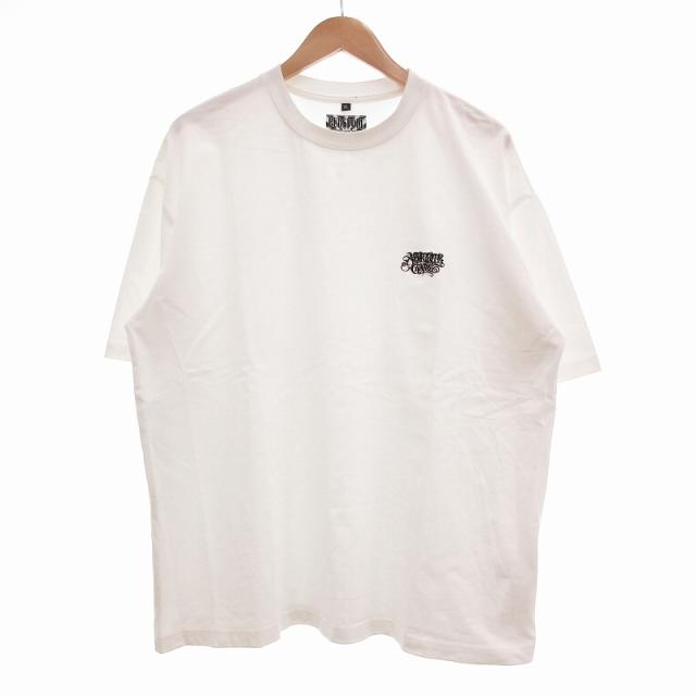 【中古】バッズプール BUDSPOOL Tシャツ 半袖 ロゴ刺繍 オーバーサイズ XL 白 ホワイト /UO メンズの通販は 6,000円
