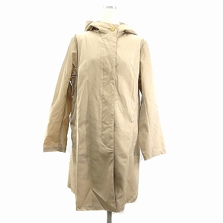 【中古】マッキントッシュ ロンドン クリストン セミブライト ナイロンツイル フーデット コート 44 ベージュ