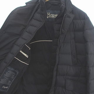 中古】ヘルノ HERNO ダウンジャケット スタンドカラー ダブルジップ