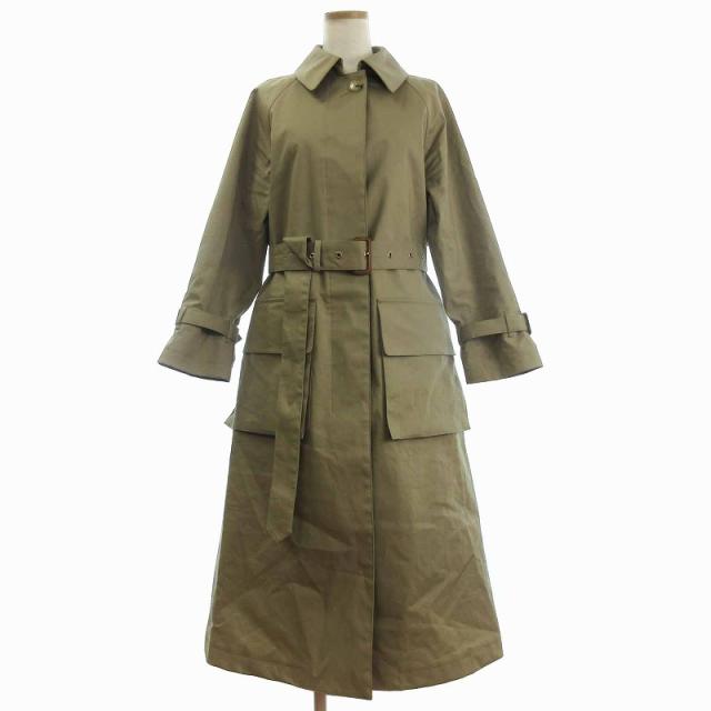 【中古】マッキントッシュ MACKINTOSH KEVINE シングルトレンチコート ラグランスリーブ ベージュ 4 レディース
