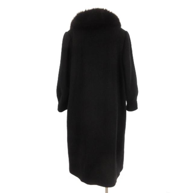 Leilian レリアン カシミヤ100% フォックスファー ポンチョ