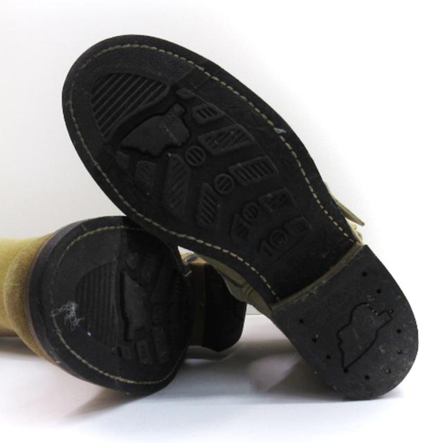 【中古】レッドウィング REDWING エンジニア ブーツ スエード 8268 PT91 ベージュ 6 1/2 24.5cm メンズ