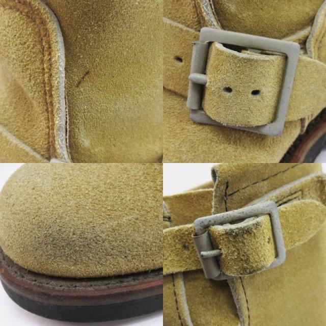 レッドウイング　エンジニアブーツ　スウェード　SIZE : US7 1/2 UK6 1/2 EUR40 REDWING 8268 エンジニア ブーツ サイズUS8 1⁄2 D ベージュ スエード