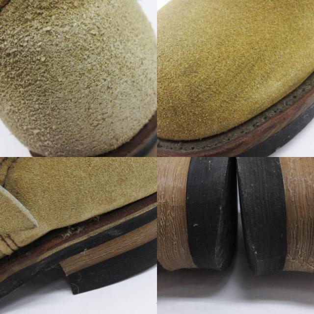 【中古】レッドウィング REDWING エンジニア ブーツ スエード 8268 PT91 ベージュ 6 1/2 24.5cm メンズ