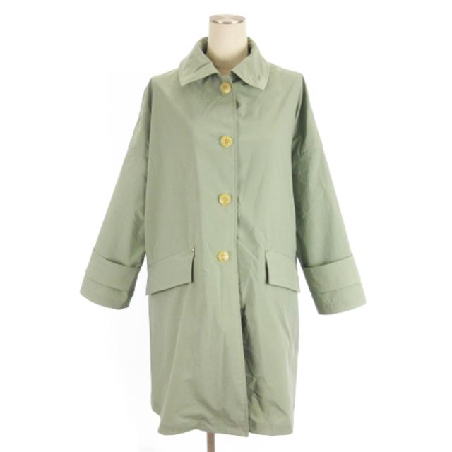 【中古】マッキントッシュ ハンビー オーバーサイズ コート スプリングコート L251MO1141 ヘッジグリーン 6