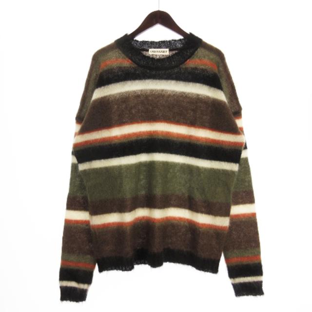 【中古】ケイシー ケイシー STRIPE MOHSIL JUMPER シルク モヘア ニット セーター 長袖 ボーダー マルチカラー M