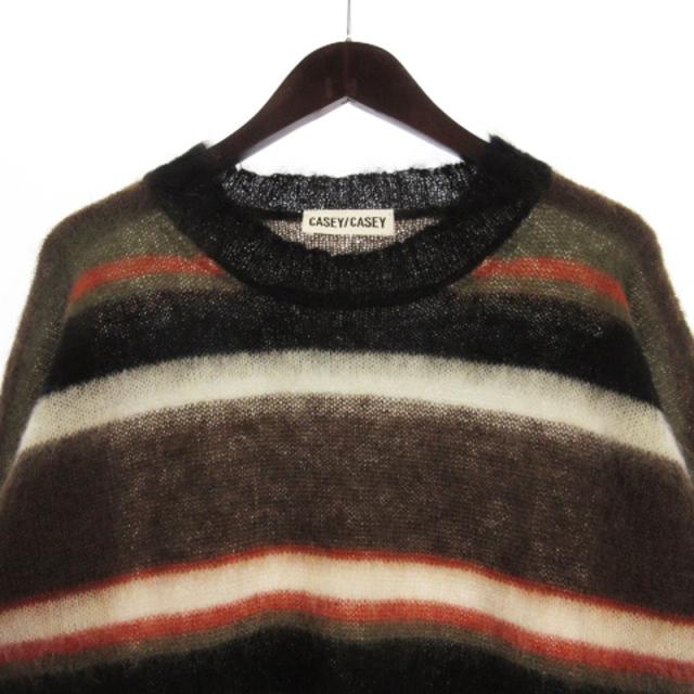 中古】ケイシー ケイシー STRIPE MOHSIL JUMPER シルク モヘア ニット
