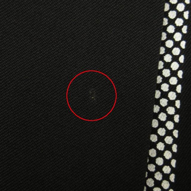 【中古】ファセッタズム 良品 セットアップスーツ ジャケット シングル 総裏 パンツ プリント ウール 黒 3 5 中古】ファセッタズム 良品 セットアップスーツ ジャケット シングル