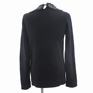 【中古】シャネル CHANEL ニット セーター 長袖 ビジュー カシミヤ 07A P31501K00502 38 M 黒 ブラック レディース_1