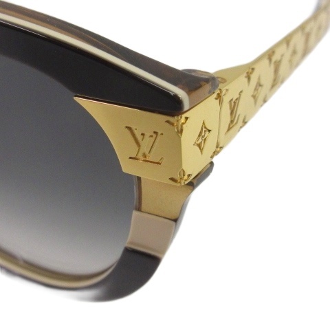 【中古】ルイヴィトン サングラス LV プティ スプソン・キャットアイ セルフレーム Z1857E ノワール 57□18 140 中古】ルイヴィトン サングラス LV プティ スプソン・キャットアイ