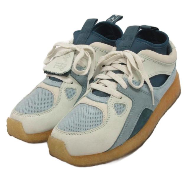 【中古】クラークス clarks ブリーコン Breacon スニーカー 67177 ブルーコンビ UK6.5 24.5cm メンズ レディース