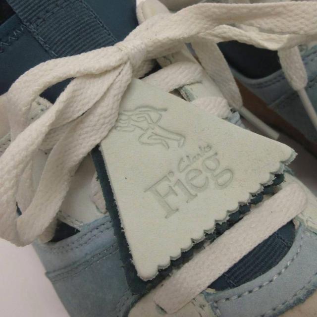 【中古】クラークス clarks ブリーコン Breacon スニーカー 67177 ブルーコンビ UK6.5 24.5cm メンズ レディース