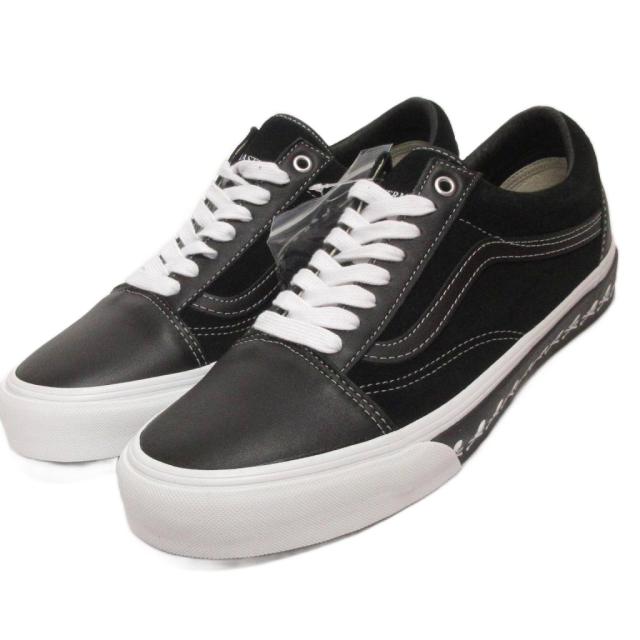 【中古】 マスターマインドワールド × ボルト バイ バンズ オールドスクール スニーカー 黒 28.5cm ☆AA★ メンズ