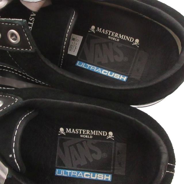 【中古】 マスターマインドワールド × ボルト バイ バンズ オールドスクール スニーカー 黒 28.5cm ☆AA★ メンズ