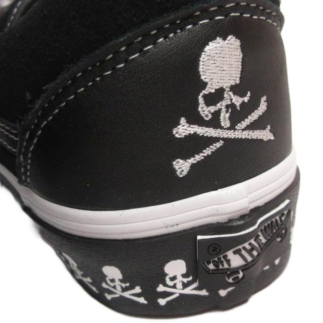 【中古】 マスターマインドワールド × ボルト バイ バンズ オールドスクール スニーカー 黒 28.5cm ☆AA★ メンズ