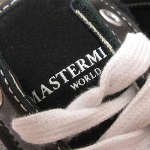 【中古】 マスターマインドワールド × ボルト バイ バンズ オールドスクール スニーカー 黒 28.5cm ☆AA★ メンズ