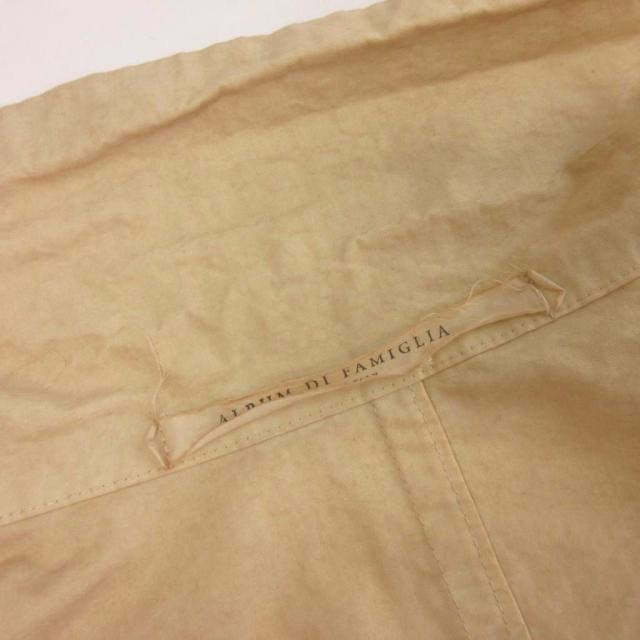 【中古】アルバム ディ ファミリア album di famiglia 24SS ジャケット コットン ベージュ L メンズ 中古】アルバム ディ ファミリア album di famiglia 24SS ジャケット
