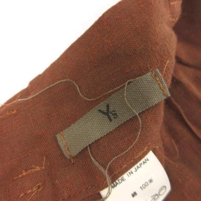 【中古】ワイズ Y's バルーンシルエット クロップド パンツ コットン ヴィンテージ 茶 ブラウン ★AA☆ レディース 中古】ワイズ Y's バルーンシルエット クロップド パンツ コットン