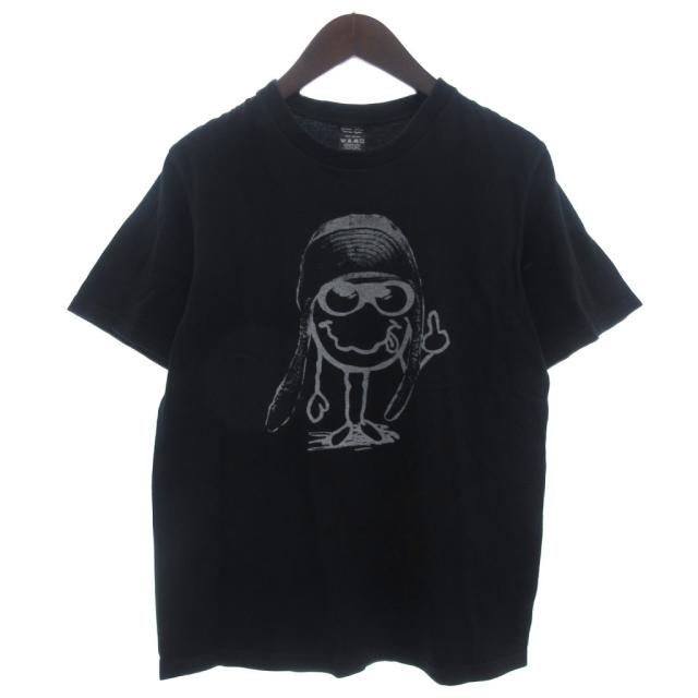 【中古】ナンバーナイン  COBAIN 9周年記念 Tシャツ 半袖 クルーネック プリント 黒 ブラック 2 M位 メンズ