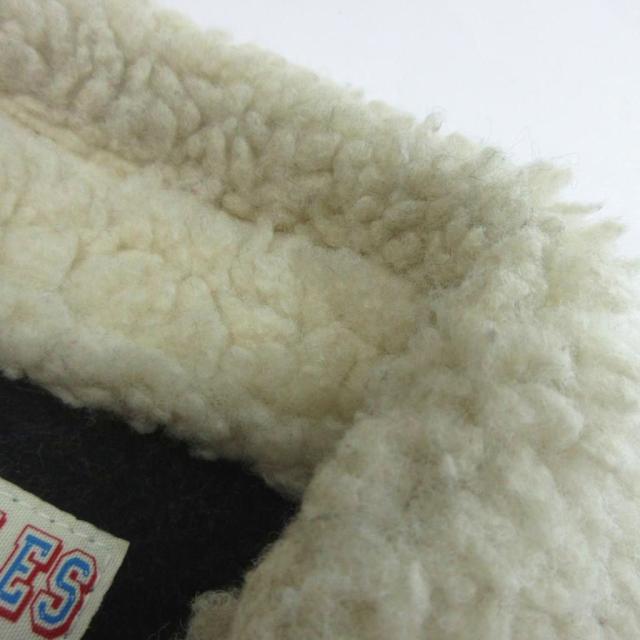 中古】マーブルズ Marbles ボアジャケット チェック グレー ネイビー