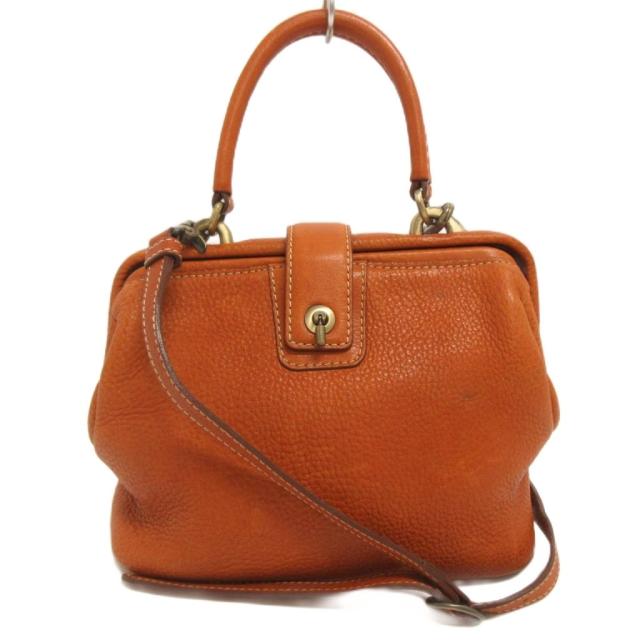 【中古】土屋鞄製造所 土屋鞄 トーンオイルヌメ ポスト 2way ミニショルダー ハンドバッグ キャメル系 レディース