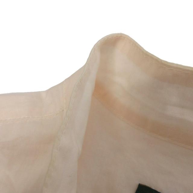 【中古】ポールハーデン Paul Harnden バンドカラー シャツ 長袖 コットン 薄ピンク XXL 大きいサイズ メンズ 中古】ポールハーデン Paul Harnden バンドカラー シャツ 長袖