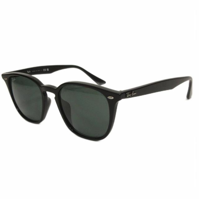 【中古】レイバン RAY BAN サングラス RB4258-F ウェリントンシェイプ 601/71 ブラック グリーン 52□20 150 メンズ
