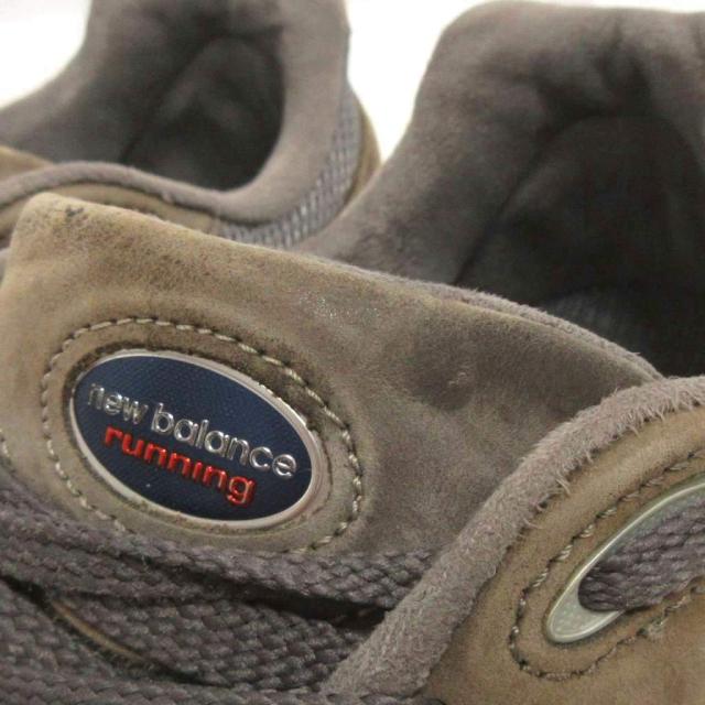 【中古】ニューバランス NEW BALANCE スニーカー MR2002CU USA製 カーキ系 US8.5 26.5cm メンズ