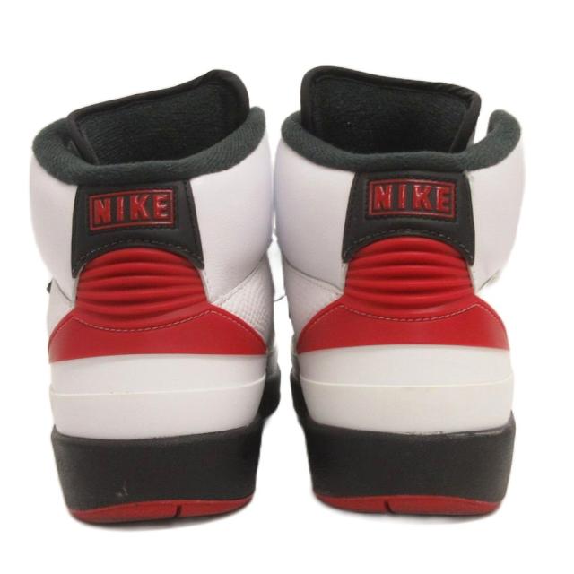 【中古】ナイキ NIKE エアジョーダン2 レトロ OG シカゴ DX4400-106 ハイカット スニーカー ホワイト系 24.5cm レディース