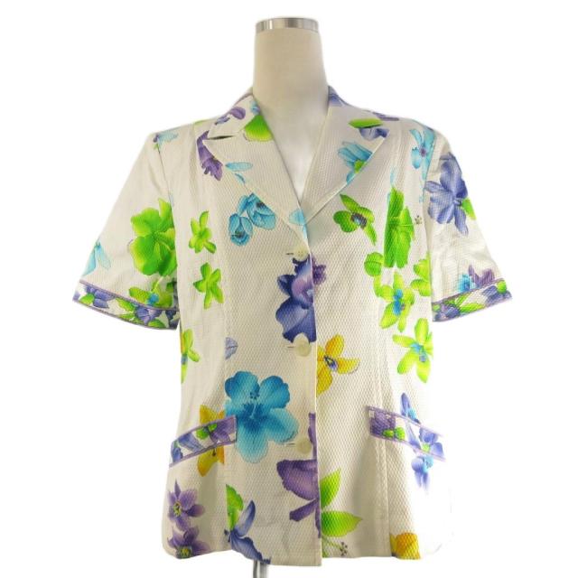 中古】レオナール LEONARD ファッション FASHION ジャケット 半袖 花柄
