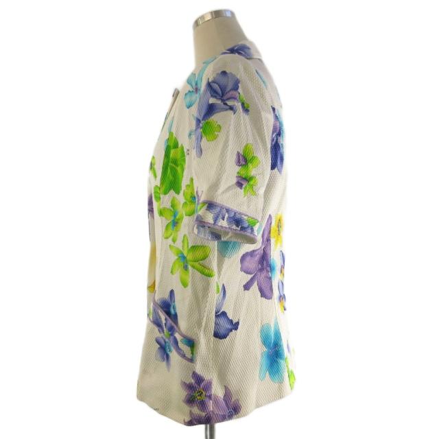中古】レオナール LEONARD ファッション FASHION ジャケット 半袖 花柄