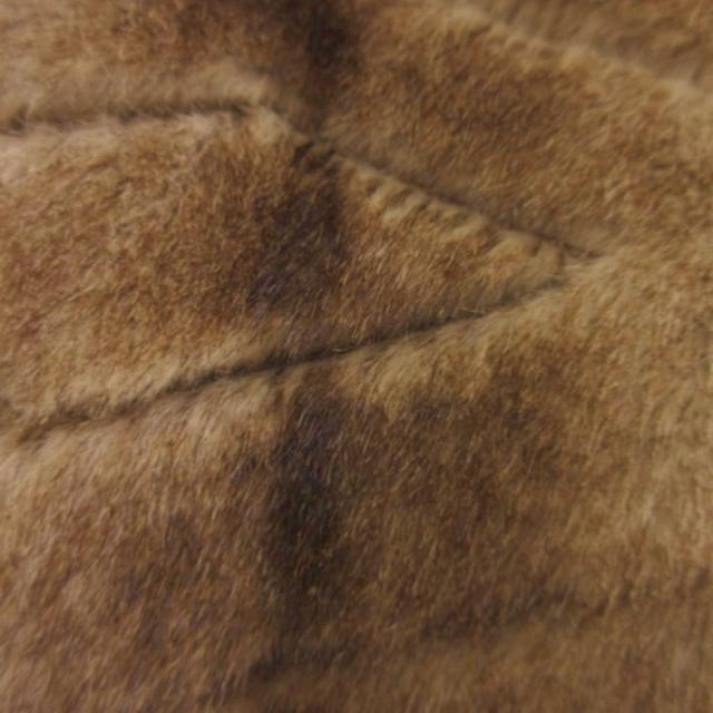 【中古】タイトブース TIGHTBOOTH TBPR 美品 25AW T QUILT FUR MA-1 ファージャケット ブルゾン 中綿 茶 ブラウン XL_5
