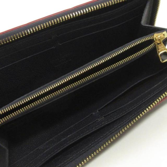 【中古】ルイヴィトン M60171 ポルトフォイユ クレマンス 長財布 モノグラム アンプラント マリーヌルージュ_3