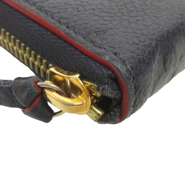 【中古】ルイヴィトン M60171 ポルトフォイユ クレマンス 長財布 モノグラム アンプラント マリーヌルージュ_8