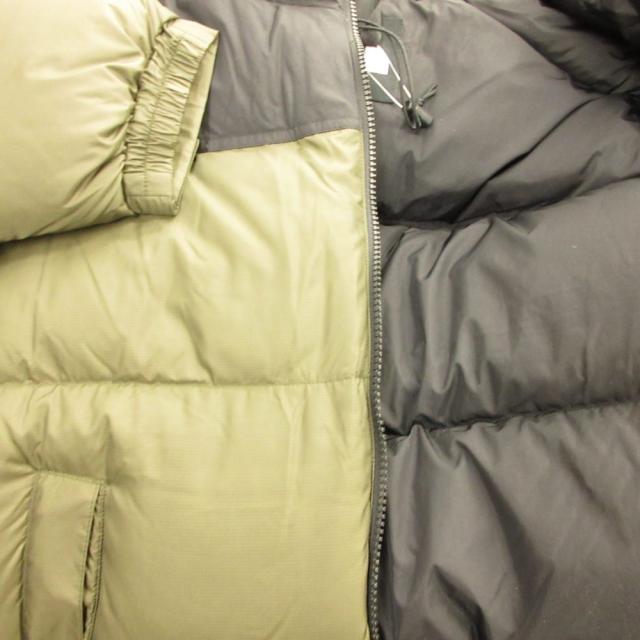 【中古】ザノースフェイス THE NORTH FACE ヌプシ ダウンジャケット ND92331 ナイロン M カーキ 黒 ブラック メンズ_3