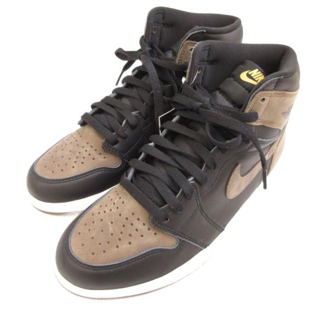 【中古】ナイキ NIKE エアジョーダン AIR JORDAN 1 RETRO HIGH OG PALOMINO DZ5485-020 スニーカー 26cm 茶 黒