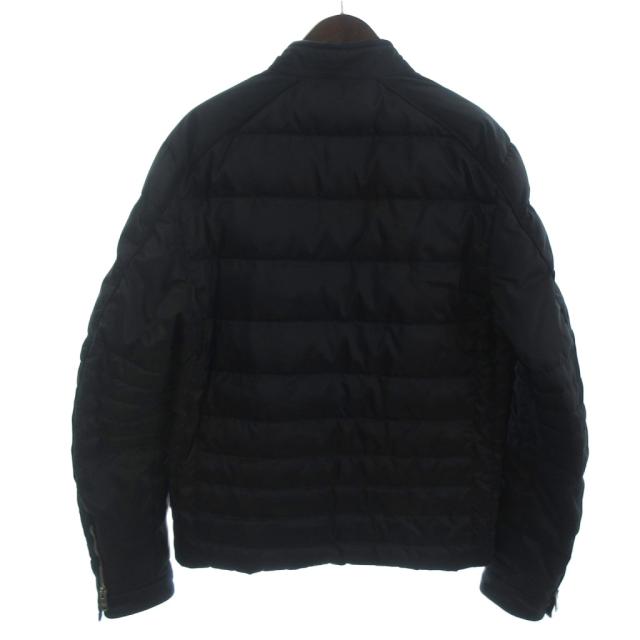 【中古】プラダ PRADA 24AW ダウンジャケット 三角プレート SGH068 R232 1060 ブラック 52 ☆AA★ メンズ