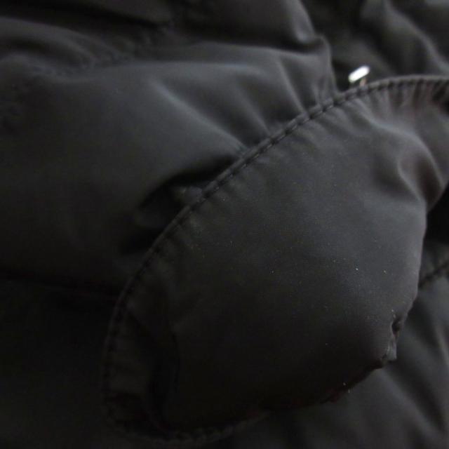 【中古】プラダ PRADA 24AW ダウンジャケット 三角プレート SGH068 R232 1060 ブラック 52 ☆AA★ メンズ