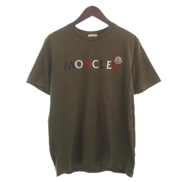 【中古】モンクレール MONCLER SS T-SHIRT Tシャツ 半袖 H10918C00043 8390T カーキ M メンズ