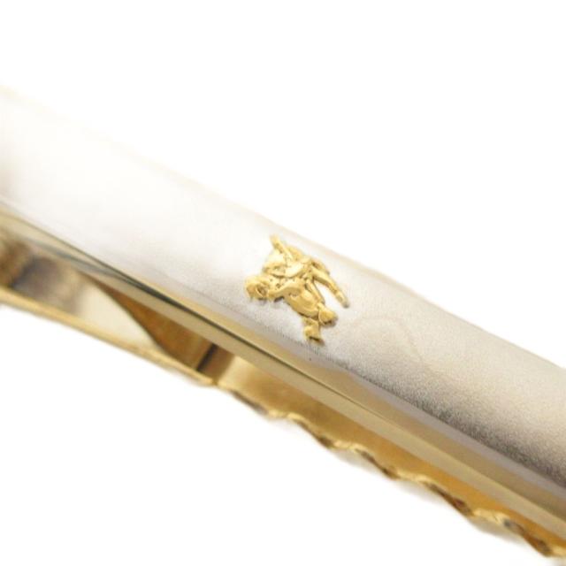 【中古】未使用品 バーバリー BURBERRY ネクタイピン タイバー sv925 シルバー ゴールドカラー ■GY99 メンズ_2