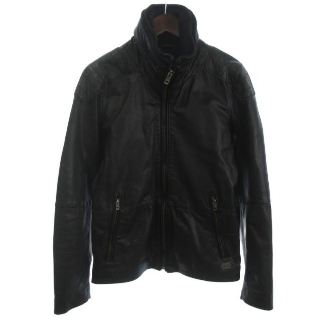 中古】ディーゼル DIESEL ゴートレザー やぎ革 ライダースジャケット
