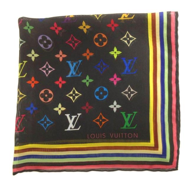 LOUIS VUITTON モノグラム スカーフ 70cm 中古】ルイヴィトン LOUIS VUITTON モノグラム ミニスカーフ M71912