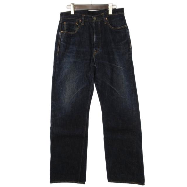 【中古】フルカウント FULLCOUNT 0105W Wide Denim 13.7oz ワイドデニム パンツ 30 インディゴ メンズ
