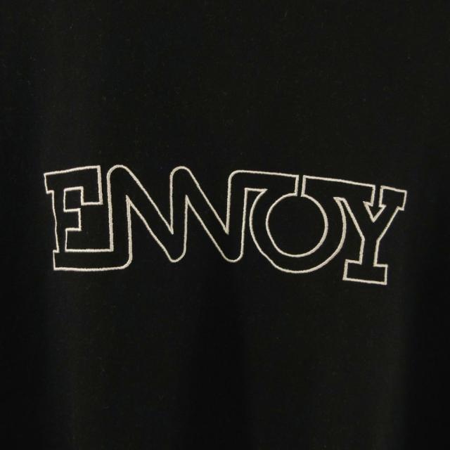 【中古】ザエンノイプロフェッショナル 24SS Electric Logo EMB T-Shirt Tシャツ 半袖 ロゴ 黒 M メンズ_3