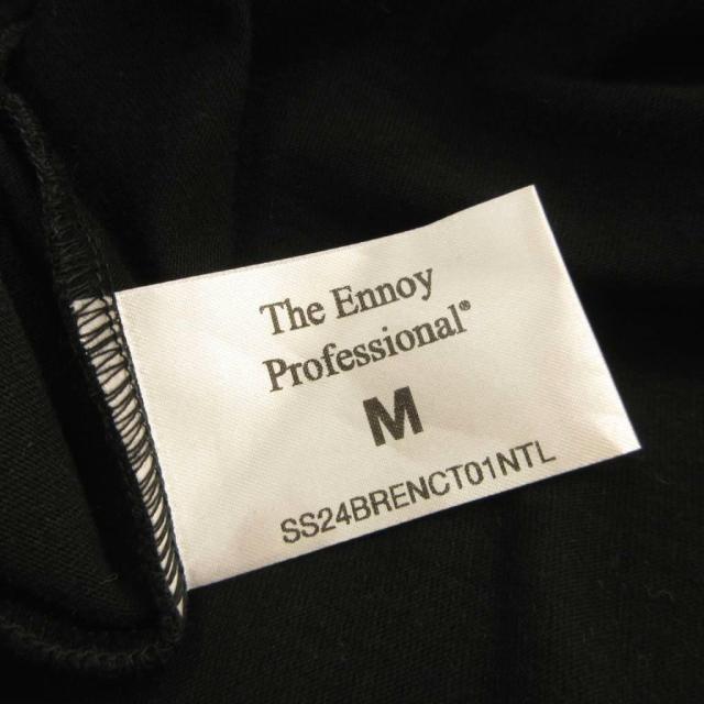 【中古】ザエンノイプロフェッショナル 24SS Electric Logo EMB T-Shirt Tシャツ 半袖 ロゴ 黒 M メンズ_4